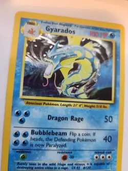Gyarados Base Set Holo Pokemon Card WOTC - Image 3