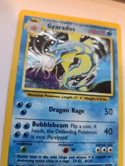 Gyarados Base Set Holo Pokemon Card WOTC - Image 4