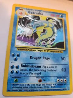 Gyarados Base Set Holo Pokemon Card WOTC - Image 5