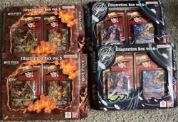 Bandai Namco One Piece Card Game Illustration Box vol.5 & vol.6 Promo English - Image 1
