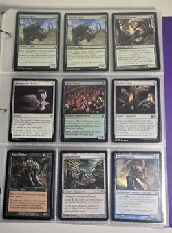 Vintage Magic The Gathering Binder Collection Card Lot ×126 Cards Total NM/M - Image 2
