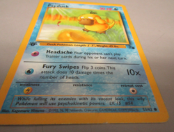 Vintage 1999 1st Edition Psyduck 53/62 Fossil Pokemon Card - Image 3