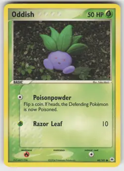 Oddish 68/101 - Hidden Legends EXC BUY 2 CARDS GET 1 FREE!! - Image 1