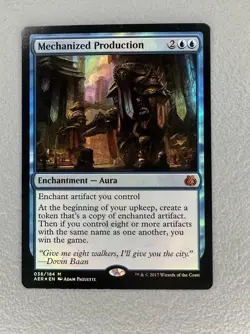 MTG - Mechanized Production | Aether Revolt | LP | Foil 038/184 - Image 1