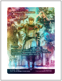 1x Newfound Adventure - Farseek, Foil, Final Fantasy, Magic MTG NM - Image 1