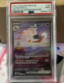 Pokemon TCG Charizard EX 199/165 Scarlet & Violet Special Illustration - Image 1