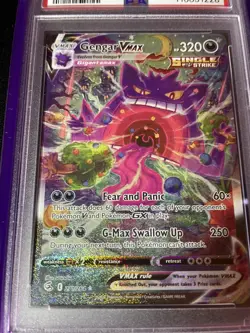 PSA 10 Gengar VMAX 271/264 Pokemon 2021 SWSH Fusion Strike Secret Full Art - Image 2