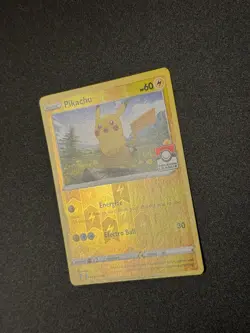 Pokemon TCG Pikachu 049/203 Evolving Skies Pokemon League Stamp Promo - Image 3