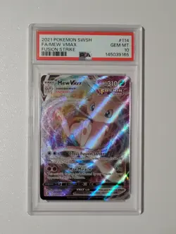 Mew VMAX 114/264 SWSH: Fusion Strike - PSA 10 Pokemon 2021 Sword & Shield - Image 1