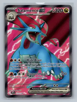 Salamence ex 177/159 Ultra Rare Journey Together Pokemon Near Mint - Image 1
