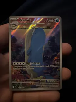 Pokemon TCG Wailord 162/159 Illustration Rare Journey Together NM/Mint Condition - Image 1