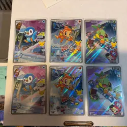 Pokemon TCG First Partner Illustration Collection 2026 Promos Piplup Chimchar x2 - Image 1