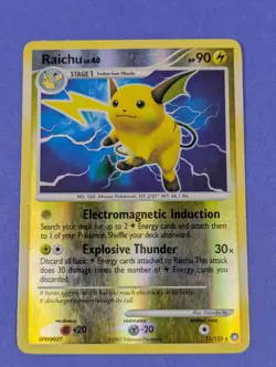 Raichu - 15/123 - Rare Reverse Holo Mysterious Treasures - Pokemon - HP - Image 1
