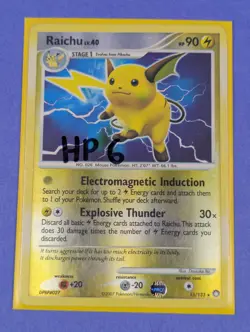 Raichu - 15/123 - Rare Reverse Holo Mysterious Treasures - Pokemon - HP - Image 3