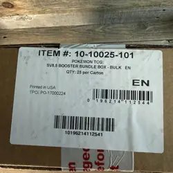 Pokemon TCG Prismatic Evolutions 25 BOX BOOSTER BUNDLE CASE Factory Sealed - Image 5