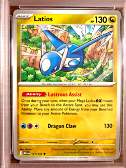 Latios Regular Uncommon #101|PSA MINT 9|2025 Mega Evolution Base Set|Pokemon TCG - Image 2