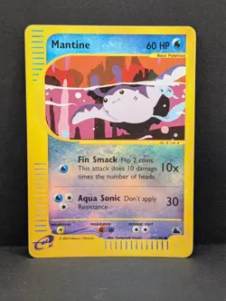 Mantine 77/144 Skyridge Reverse Holo Rare Pokemon TCG Nintendo LP - Image 1