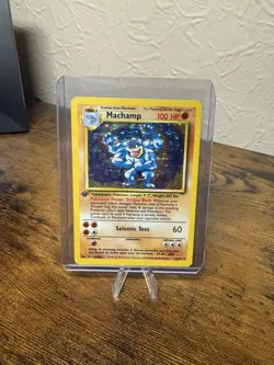 Pokemon TCG Machamp Holo 1st Edition Base Set #8/102 - Image 2