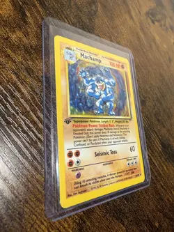 Pokemon TCG Machamp Holo 1st Edition Base Set #8/102 - Image 4