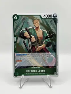 One Piece CCG Roronoa Zoro PRB02-006 Rare - English - PACK FRESH NM+ - Image 1