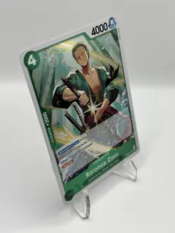 One Piece CCG Roronoa Zoro PRB02-006 Rare - English - PACK FRESH NM+ - Image 2