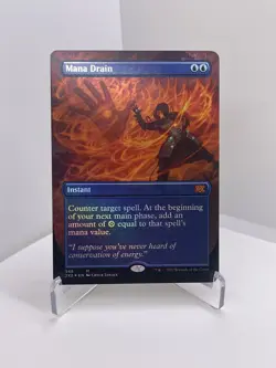 MTG Foil Mythic Mana Drain x 1 NM - Double Masters 2022 Borderless - Image 1