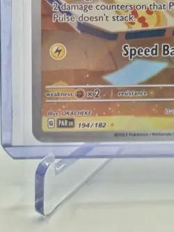 Pokemon TCG Minun Card 194/182 Paradox Rift IR Holo NM Condition - Image 5