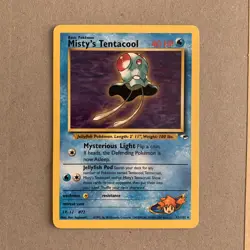 Pokemon Cards Misty's Tentacool 32/132 Unlimited Gym Heroes WOTC Rare LP - Image 1