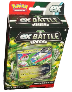 POKEMON TCG: EX BATTLE DECK IRON LEAVES EX 60-CARD DECK NISB - Image 2
