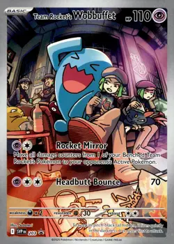 Team Rocket's Wobbuffet Promo SV: Scarlet & Violet Promo Cards 203 NM - Image 1