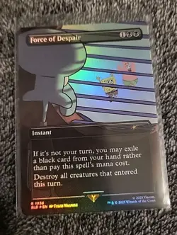 Force of Despair 1936 Rainbow Foil SpongeBob Secret Lair SLD MTG NM - Image 1