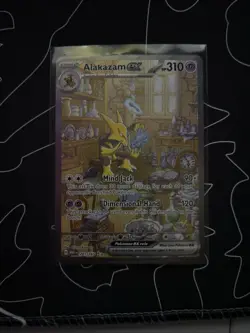 Pokemon Scarlet & Violet 151 Alakazam ex 201/165 Special Illustration Rare NM - Image 1