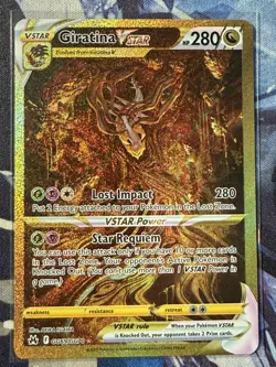 Giratina VSTAR GG69/GG70 Crown Zenith Galarian Gallery Secret Rare Pokemon mint - Image 1