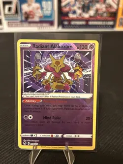 Radiant Alakazam 59/195 Pokemon card - Image 1
