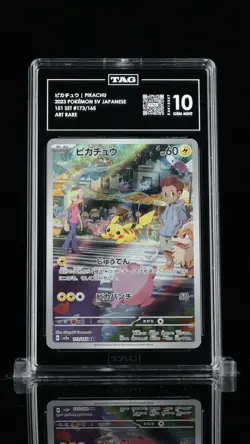 2023 Pokemon Scarlet & Violet Japanese ヒカチュウ Pikachu #173/165 TAG 10 - Image 1