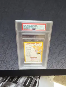GEM MINT Pokemon: Legendary Birds Cello Pk 2000 WOTC Pokemon The Movie 2000 -PSA - Image 4