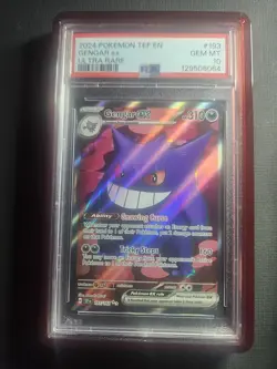 PSA 10 GEM MINT 2024 Pokemon Gengar ex Temporal Forces Ultra Rare TEF EN 193 - Image 3