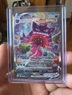 Pokemon Gengar VMAX Alternate Art Secret Rare Single Strike Fusion Strike Holo … - Image 1