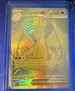 Pokemon Mega Charizard Y Ex Gold Hyper Rare #294 NM Near Mint Ascended Heroes - Image 2