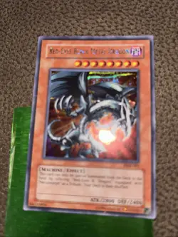 Red-eyes Black Metal Dragon Fmr-001 Heavily Played/damage - Image 1