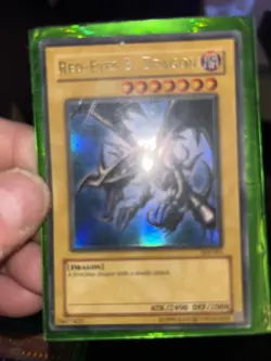 Yu-Gi-Oh Red-Eyes B. Dragon SDJ-001 Ultra Rare 1st Edition LP/MP Condition - Image 1