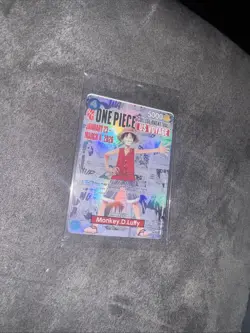 One Piece Monkey.D.Luffy USCollege Basketball Promo Card*SEALED* - Image 2