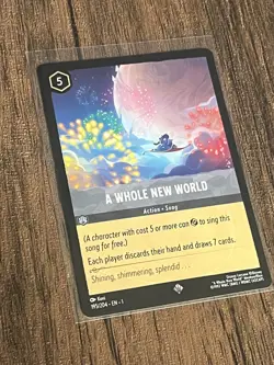 A Whole New World - 195/204 - Super Rare - The First Chapter - Lorcana - Image 2