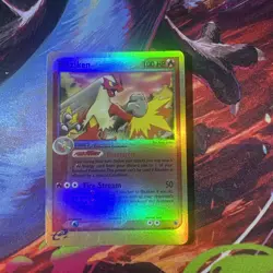 Blaziken Ruby and Sapphire 3/109 Reverse Holo Card Pokemon TCG NM - Image 1