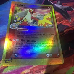 Blaziken Ruby and Sapphire 3/109 Reverse Holo Card Pokemon TCG NM - Image 2