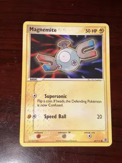 Pokemon EX Fire Red & Leaf Green 68/112 Magnemite Card - Image 1