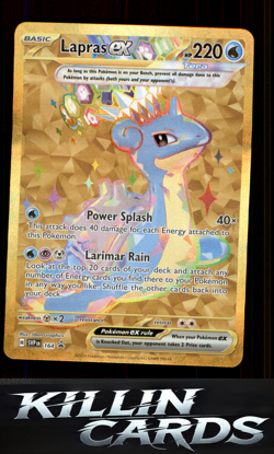 Lapras ex - 164 164 Pokemon Promo SV: Scarlet & Violet Promo Cards Card NM - Image 1