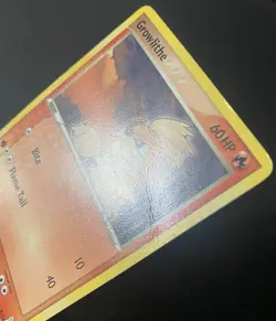 Growlithe 4/12 EX Trainer Kit 2: Plusle & Minun Regular *DAMAGED* Pokemon Card - Image 3