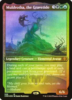 Muldrotha, the Gravetide Foil Etched Commander Legends NM MTG - Image 1