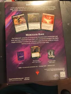 Magic the Gathering MTG Commander 2019 Merciless Rage Deck Factory Sealed - Image 3
